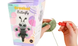 szydelkowanie-wyszywanie-wloczka-igla-dla-poczatkujacych-dzieci-20-cm-motyl
