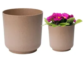oslonka-matowa-na-kwiaty-brazowa-plastikowa-doniczka-15x149-cm