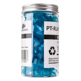 wtyk-rj45-ethernet-przelotowy-kat-6-utp-pt-rj456ub-1-ultra-jakosc-100szt