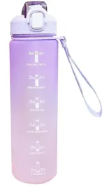 butelka-na-wode-1000ml-ombre-z-oznaczeniami-czasu-fioletowo-rozowa