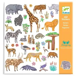 djeco-naklejki-kenia-afrykanskie-zwierzeta-160-sztuk