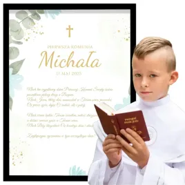plakat-obrazek-a4-pamiatka-pierwszej-komunii-swietej-dziecka-or-czarna-ramka