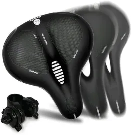 siodelko-rowerowe-wygodne-szerokie-wentylacja-amortyzacja-sprezynowa-lampka