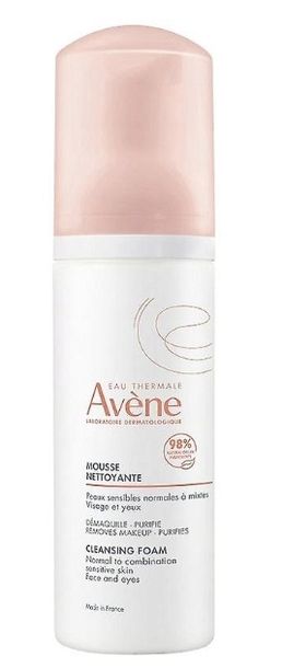 AVENE Pianka oczyszczająca do twarzy do każdej cery 150 ml