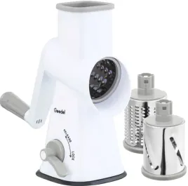 tarka-obrotowa-reczna-do-sera-warzyw-owocow-geedel-biala-kuchenna-plastik
