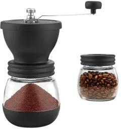 mlynek-reczny-do-kawy-ceramiczne-zarna-regulacja-czarny-szklany-kuchnia