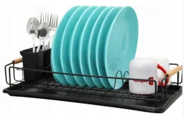 suszarka-ociekacz-do-naczyn-stojaca-na-talerze-kubki-sztucce-pojemna-czarna