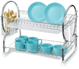 suszarka-do-naczyn-dwupoziomowa-na-talerze-sztucce-ociekacz-na-naczynia
