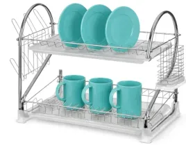 suszarka-do-naczyn-dwupoziomowa-na-talerze-sztucce-ociekacz-na-naczynia