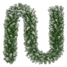 swiateczna-girlanda-choinkowa-sztuczna-sniezona-lancuch-zielona-gesta-270cm