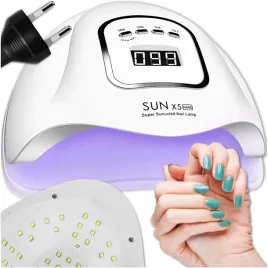 lampa-uv-do-paznokci-led-80w-do-hybryd-zeli-mocna-sun-x5-max-biala-lcd