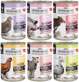 wiejska-zagroda-karma-mokra-kot-monobialkowa-zestaw-mix-6x400g