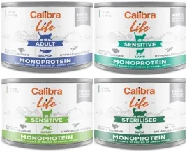 calibra-cat-life-sensitive-mono-4-x-200g-mix-smakow-zestaw-probny