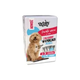 tuf-tuf-box-saszetki-kawalki-miesne-dla-psa-4x500g-mix-smakow
