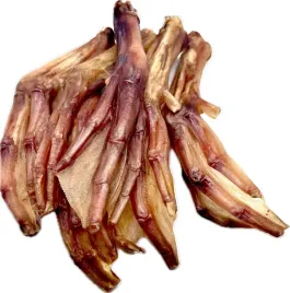 lapka-kacza-noga-z-kaczki-naturalnie-suszona-przysmak-gryzak-dla-psa-10-szt