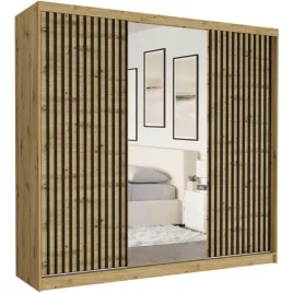szafa-przesuwna-233-cm-lustro-lamele-3-drzwi-duza-garderoba-loft