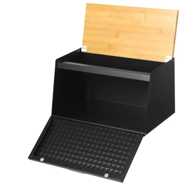 chlebak-na-pieczywo-bulki-chleb-pojemnik-pojemny-czarny-bambus-do-kuchni-stan-nowy