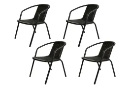 krzeslo-fotel-technorattan-ogrodowe-taras-balkon-zestaw-4-szt-krzesla-braz