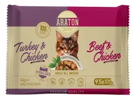 araton-cat-adult-sterilised-beefandchicken-turkeyandchicken-4x85g