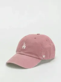 47-brand-czapka-z-daszkiem-rozowa-z-bialym-logo-los-angeles-b-bsrnr12gws-qc