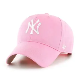47-brand-czapka-z-daszkiem-rozowa-z-bialym-logo-new-york-b-rac17ctp-rsa