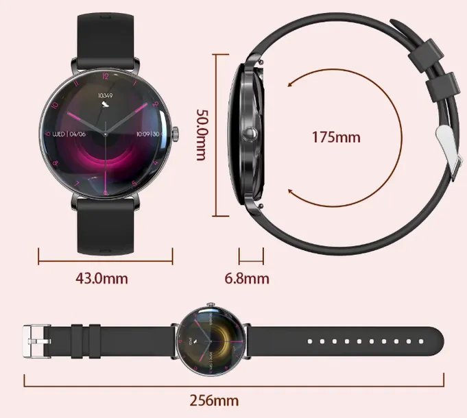 smartwatch-v85-amoled-ios-android-czarny-kolor-koperty-czarny