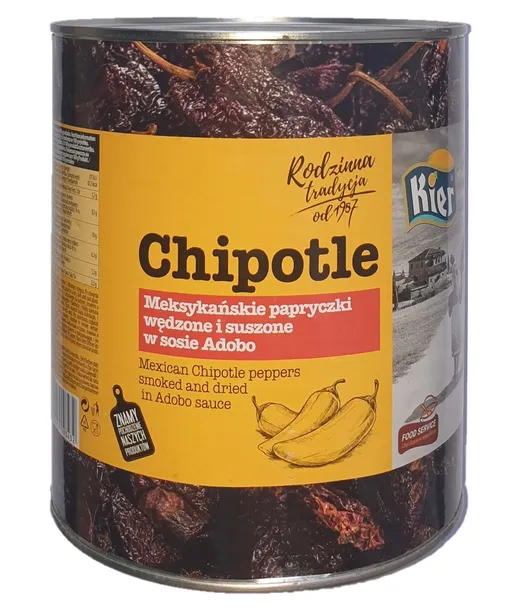 Papryczki Chipotle KIER Wędzone Sos Adobo 2800 g