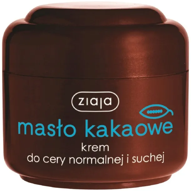 Ziaja Masło Kakaowe Tłusty Krem Do Twarzy Ochronny Cera Normalna Sucha 50ml