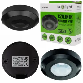 czujnik-ruchu-pir-360stopni-podczerwien-czarny-okragly-sufitowy-regulowany