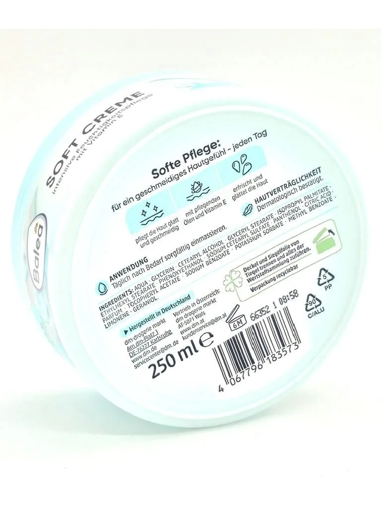balea-soft-cream-lekki-intensywnie-nawilza-witamina-e-bez-parabenow-250ml-stan-nowy