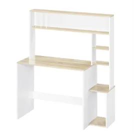 biurko-komputerowe-z-nadstawka-polki-biale-nowoczesne