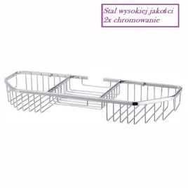 polka-lazienkowa-koszyk-chromowany-besser