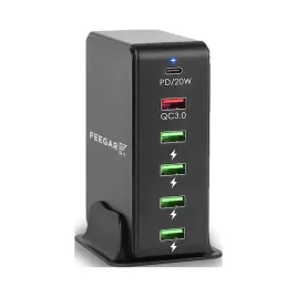 feegar-ladowarka-sieciowa-86w-5x-usb-1-x-typ-c-pd