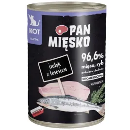 karma-mokra-dla-kota-indyk-z-lososiem-pan-miesko-hipoalergiczna-400g-kociak