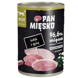 karma-mokra-dla-kota-indyk-z-gesia-pan-miesko-hipoalergiczna-400g-alergia