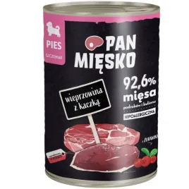 karma-dla-psa-wieprzowina-z-kaczka-pan-miesko-hipoalergiczna-junior-400g
