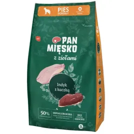 sucha-karma-dla-psa-indyk-kaczka-z-ziolami-pan-miesko-hipoalergiczna-m-3kg