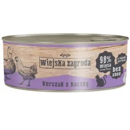 karma-mokra-dla-kota-kurczak-kaczka-85g-wiejska-zagroda-bez-zboz-i-glutenu