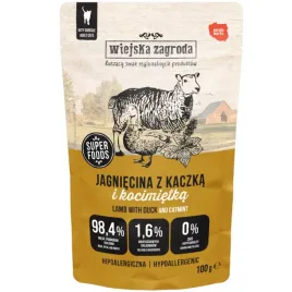 karma-mokra-dla-kota-jagniecina-z-kaczka-i-kocimietka-100g-wiejska-zagroda