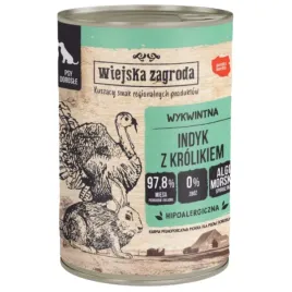 karma-dla-psa-indyk-krolik-400g-wiejska-zagroda-hipoalergiczna-bez-zboz