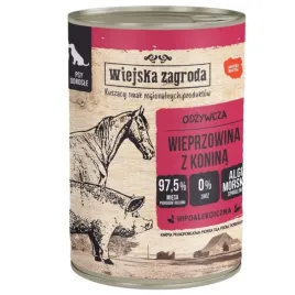mokra-karma-dla-psa-wieprzowina-konina-400g-wiejska-zagroda-hipoalergiczna