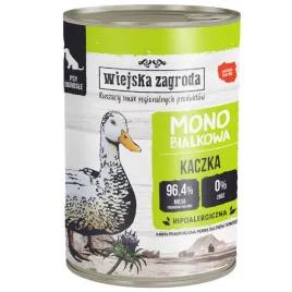 mokra-karma-dla-psa-monobialkowa-kaczka-400g-wiejska-zagroda-hipoalergiczna