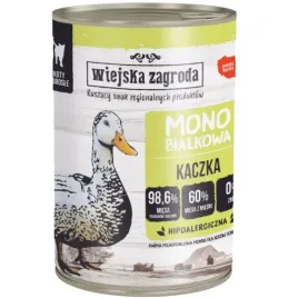 karma-mokra-dla-kota-monobialkowa-kaczka-400g-wiejska-zagroda-na-alergie
