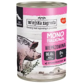 mokra-karma-dla-psa-wieprzowina-400g-monobialkowa-wiejska-zagroda-bez-zboz