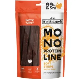 przysmaki-dla-psa-indyk-monoproteinowe-miekkie-paski-wiejska-zagroda-100g