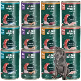 mokra-karma-dla-psa-pasztet-krolik-i-mix-smakow-pan-miesko-na-alergie-400g