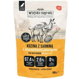 mokra-karma-dla-psa-wiejska-zagroda-kozina-z-sarnina-500-g-hipoalergiczna