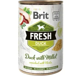 mokra-karma-dla-psa-brit-fresh-400g-duck-and-millet-kaczka-proso-bez-glutenu