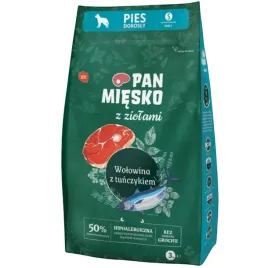 sucha-karma-dla-psa-wolowina-tunczyk-ziola-pan-miesko-hipoalergiczna-s-3-kg
