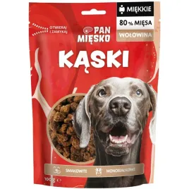 przysmaki-dla-psa-miekkie-kaski-wolowina-pan-miesko-100g-naturalny-smakolyk